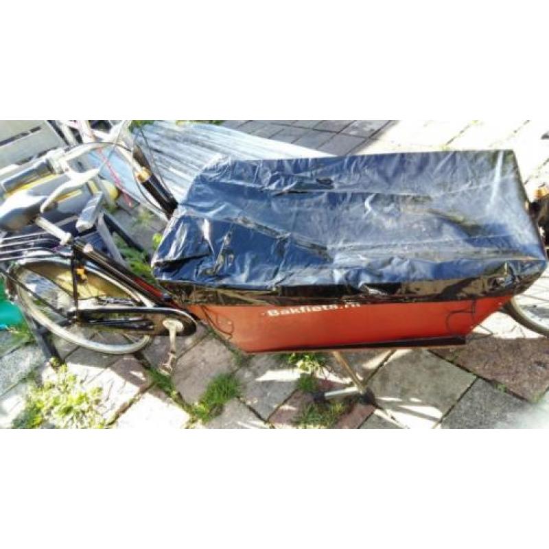 BAKFIETS. NL Lang met huif en 7 versnellingen Z.G.A.Nieuw!!