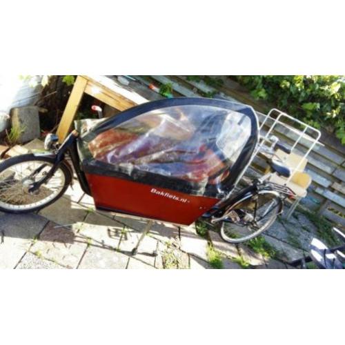 BAKFIETS. NL Lang met huif en 7 versnellingen Z.G.A.Nieuw!!
