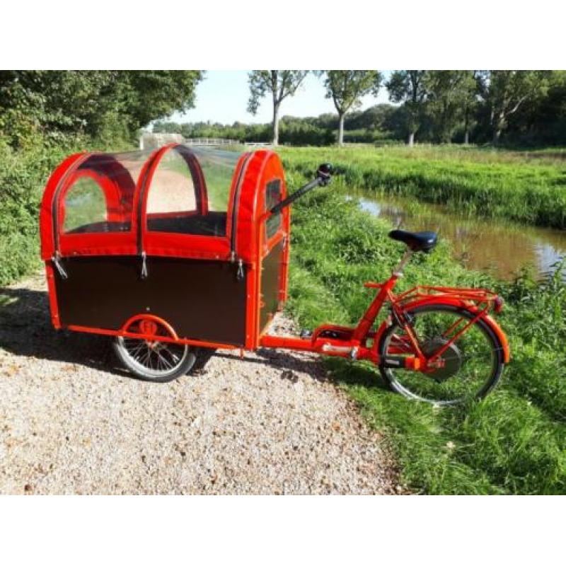 Elektrische crèche bakfiets voor 8 kinderen