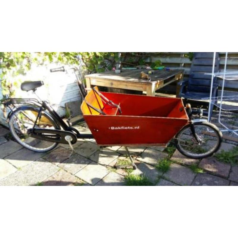 BAKFIETS. NL Lang met huif en 7 versnellingen Z.G.A.Nieuw!!
