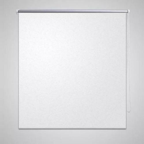 vidaXL Rolgordijn verduisterend 100 x 175 cm wit