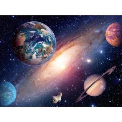 Ruimtevaart behang Space Fotobehang VLIES XL * Muurdeco4kids