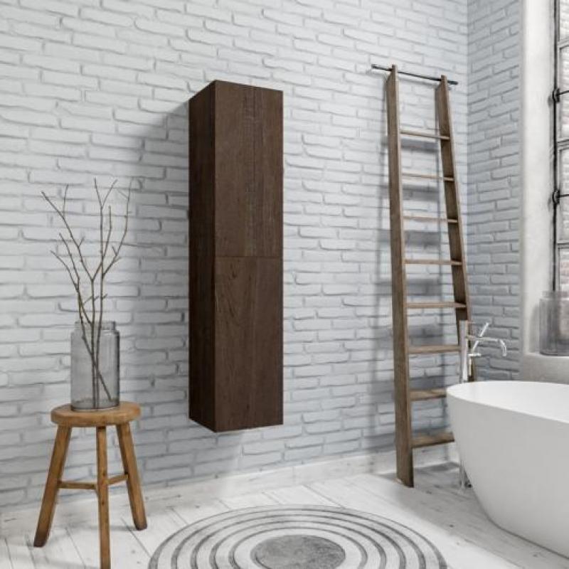 Hoge badkamerkast opbergkast 160x35x35 gratis geleverd