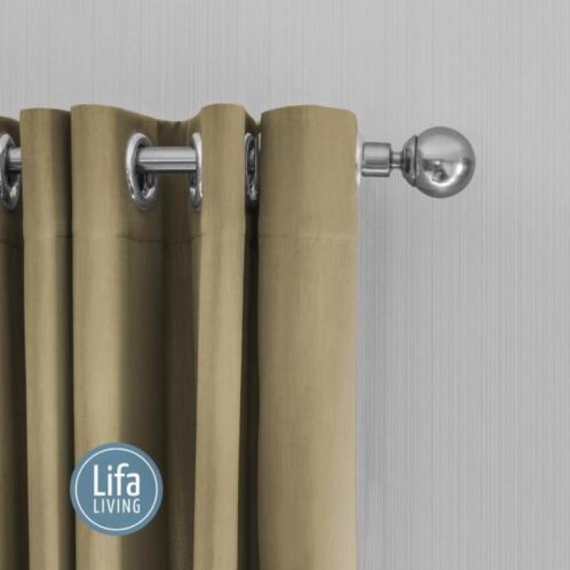Lifa Living Gordijnen Beige Haken - 150 x 250 cm