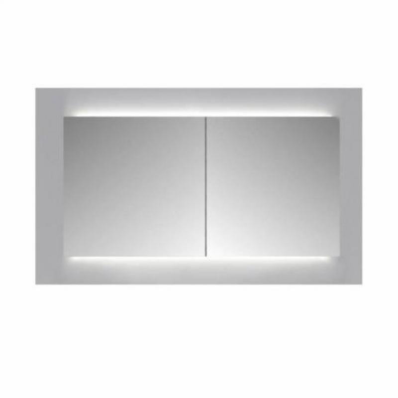 Spiegelkast Sanicare Qlassics Ambiance 100 cm 2 Deuren Gr...