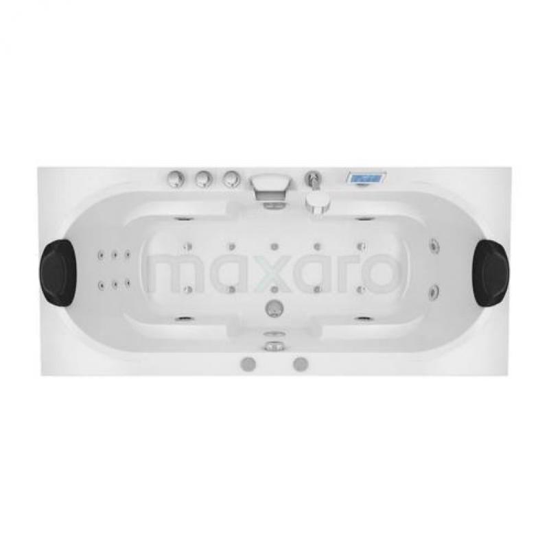 Whirlpool bad Atlantic, Water en luchtmassage, 180 x 80 cm