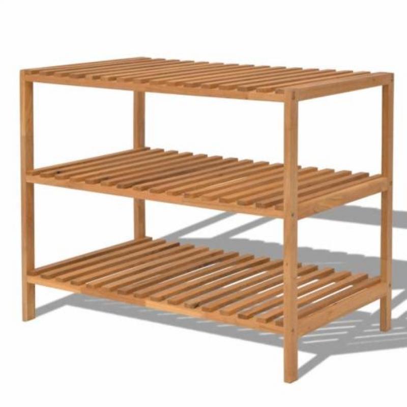 vidaXL Badkamerkast 65x40x55 cm massief walnoothout