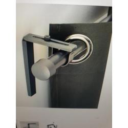 Wand- plafondbevestiging IKEA zilverkleurig nieuw