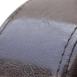 Fauteuil modern kunstleer bruin