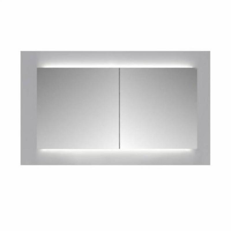 Spiegelkast Sanicare Qlassics Ambiance 90 cm 2 Deuren Gre...