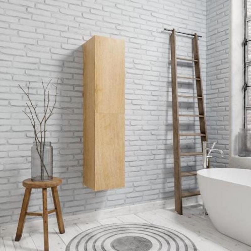 Hoge badkamerkast opbergkast 160x35x35 gratis geleverd