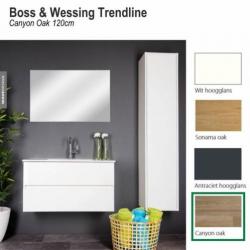 Badmeubel Trendline 120cm Canyon Oak Softclose (Verschill...