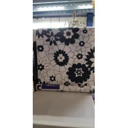 Behang flower power zwart wit nieuw