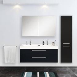 Badmeubelset Differnz Shallow 100x54x38 cm Mat Zwart (Met...