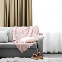 Lifa Living Gordijnen Beige Haken - 150 x 250 cm