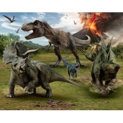 Dinosaurus behang fotobehang met GRATIS LIJM *Muurdeco4kids