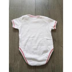 BAMBINO witte romper schaapjes maat 50/56 (KG512)