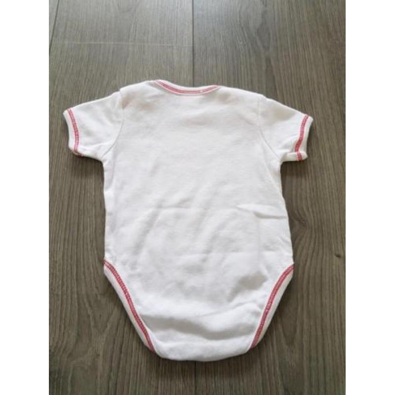 BAMBINO witte romper schaapjes maat 50/56 (KG512)