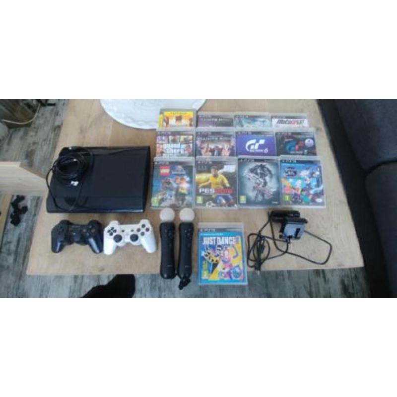 Playstation 3 + spellen en camera