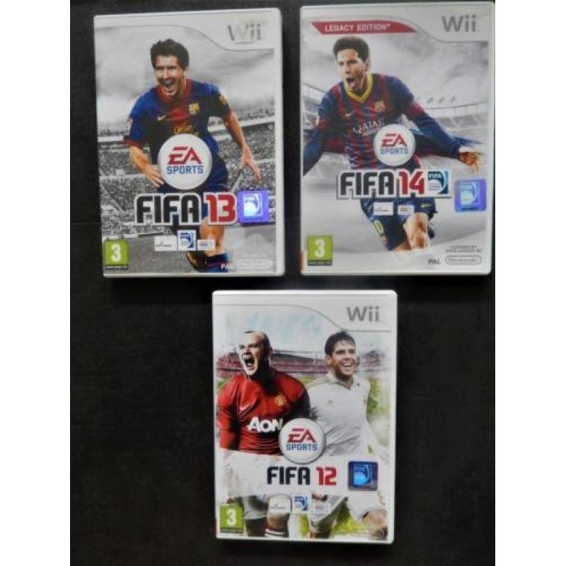 Wii game Fifa 12 Fifa 13 Fifa 14 wii spel voetbal Messi