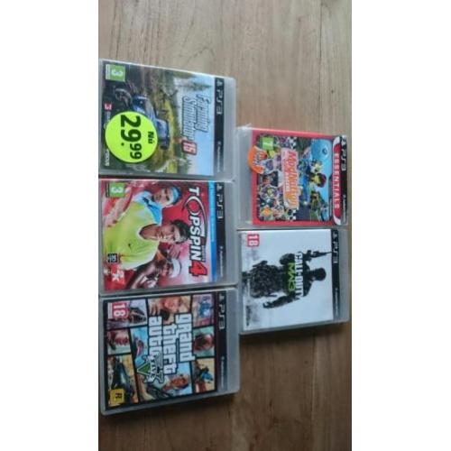 Ps 3 met 2 controllers en 14 spellen