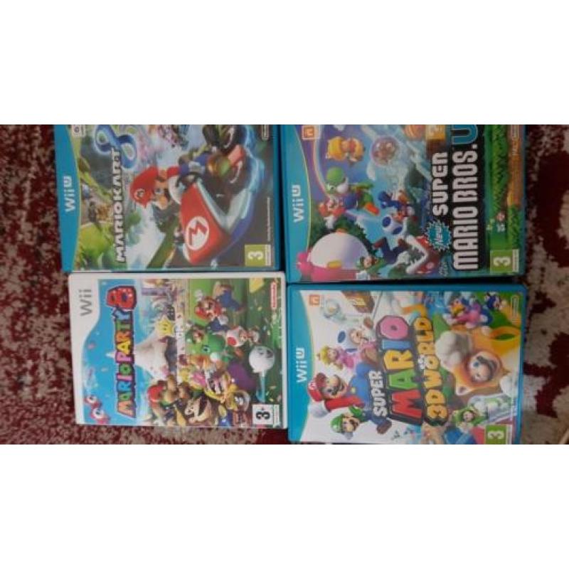 Nintendo WII U met 4 Mario games