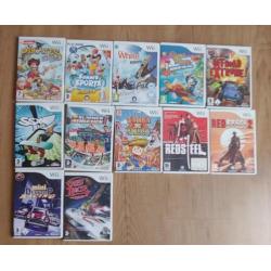 Wii spellen €5 per stuk, origineel.