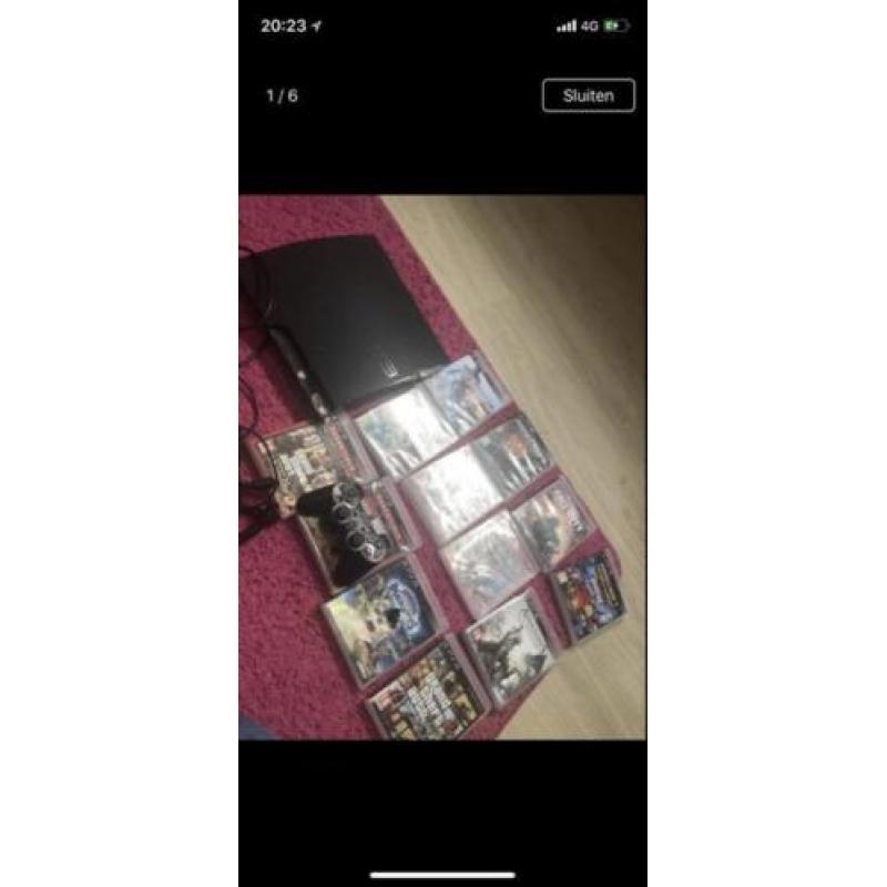 Ps3 met veel spelletjes! nu ophalen