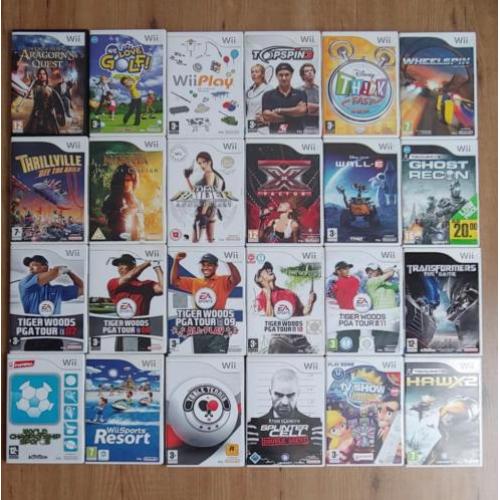 Wii spellen €5 per stuk, origineel.