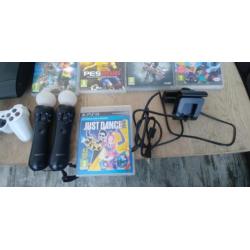 Playstation 3 + spellen en camera